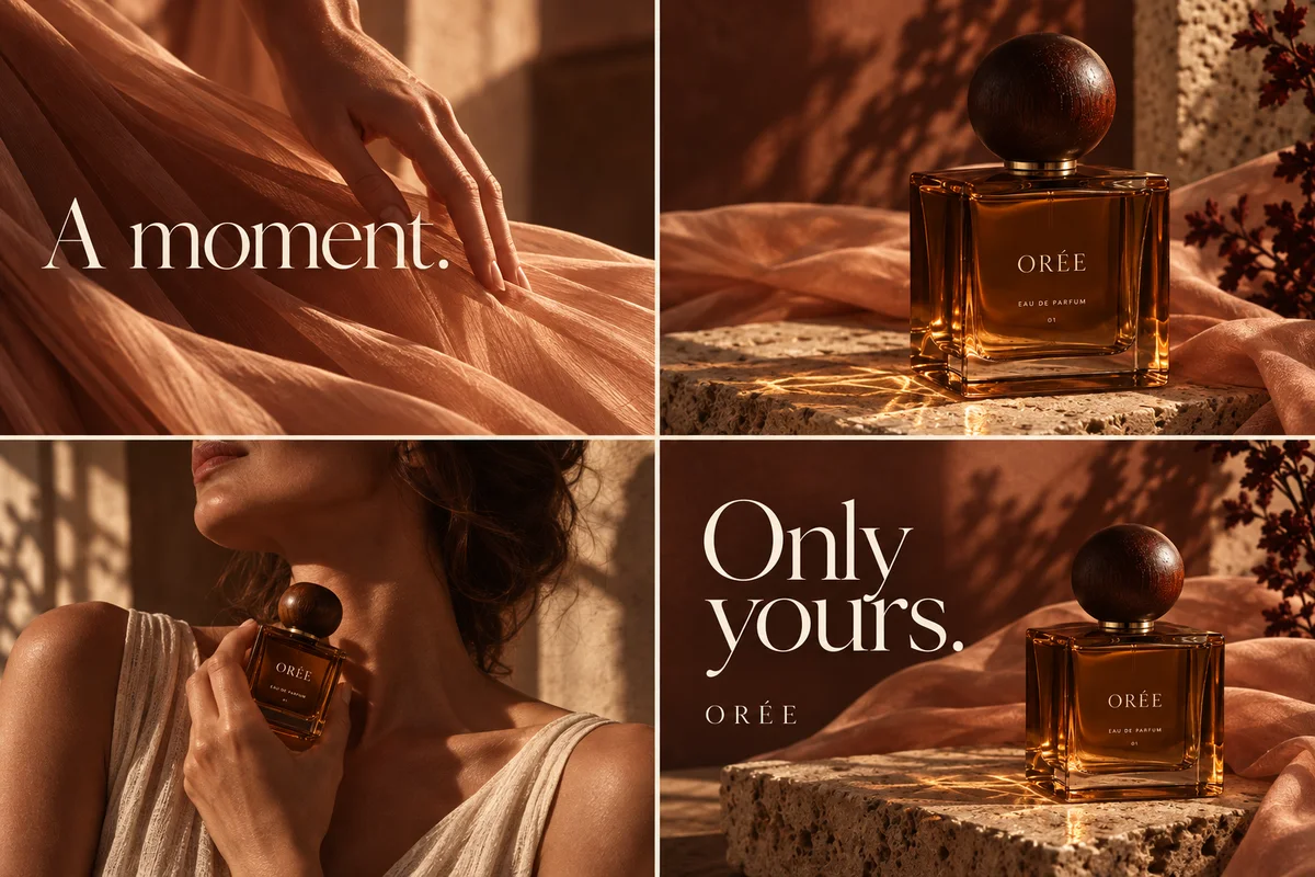 A fragrance story told through light, texture and people.